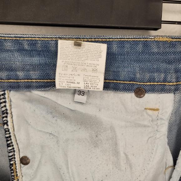 Diesel Jeans Ramel .32 distressed size 33 - Picture 11 of 12